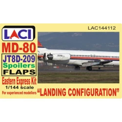Laci 144112 1/144 Jt8d-209 Spoilers Flaps Mcdonnell Douglas Md-80 Landing Configuration