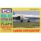 Laci 144113 1/144 V2500-d5 Spoilers Flaps Douglas Md-90 Landing Configuration