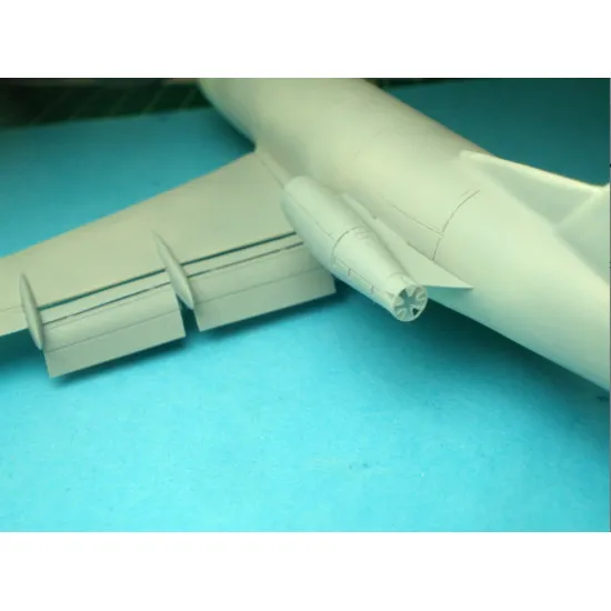 Laci 144125 1/144 Rolls Royce Spey 555 Flaps Air Brakes Fokker F 28 For F-rsin Kit Resin