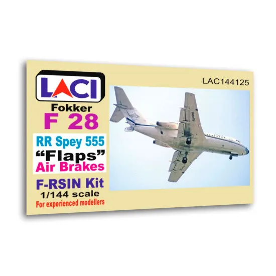 Laci 144125 1/144 Rolls Royce Spey 555 Flaps Air Brakes Fokker F 28 For F-rsin Kit Resin