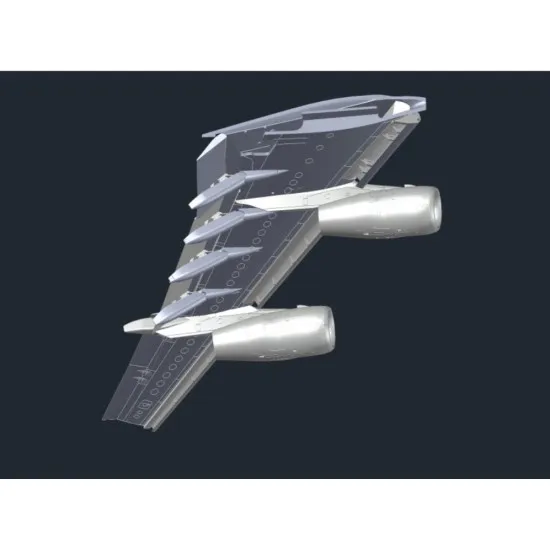 Laci 144129 1/144 Airbus A340 Landing Flaps For Revell Kit Resin