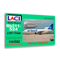 Laci 144143 1/144 Rolls Royce Rb211-524 Engines 3 Pcs For Lockheed L1011 Tristar Kit