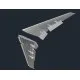 Laci 200010 1/200 Dc-10 Mcdonnell Douglas Md-11 Landing Flaps For Hasegawa Kit