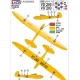 Laci 480002 1/48 Slingsby T6 Kirby Kite Bga 327 Uk Single-seat Sport Glider