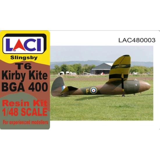 Laci 480003 1/48 Slingsby T6 Kirby Kite Bga 400 Uk Single-seat Sport Glider