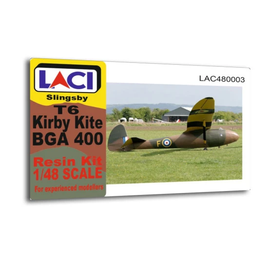 Laci 480003 1/48 Slingsby T6 Kirby Kite Bga 400 Uk Single-seat Sport Glider