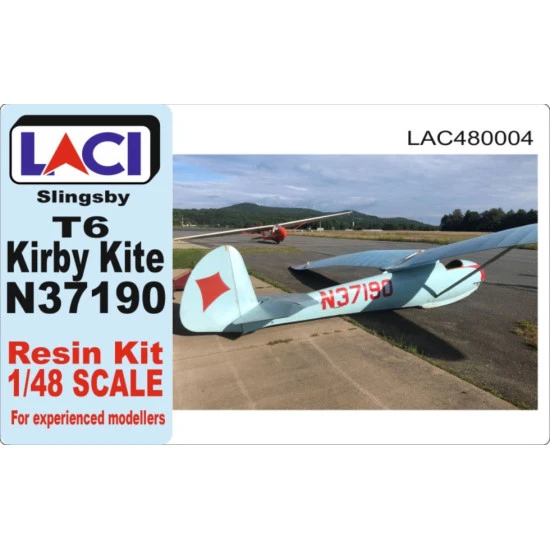 Laci 480004 1/48 Slingsby T6 Kirby Kite N37190 Uk Single-seat Sport Glider