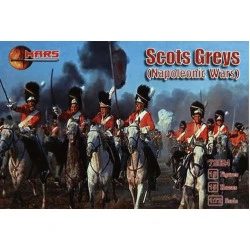 Mars Figures 72024 1/72 Scott Greys Napoleonic Wars, Scale Plastic Model Kit