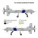 Miniwing 330 1/144 General Atomics Mq-9 Reaper Us Customs And Border Aircraft