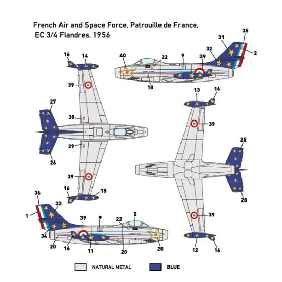 Miniwing 342 1/144 Dassault Ouragan Md.450 2in1 Armee De L Air Indian Af