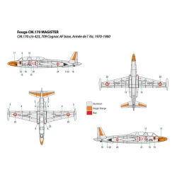 Miniwing 351 1/144 Fouga Cm.170 Magister French Jet Trainer Aircraft France