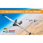 Miniwing 355 1/144 Md.450 Dassault Ouragan Vs. Dh-100 Vampire 2pcs Fighters