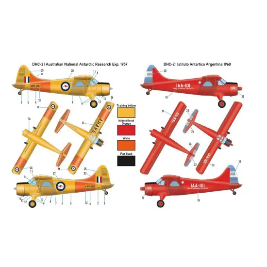 Miniwing 362 1/144 De Havilland Canada Dhc-2 Beaver / Over Antarctica Aircraft