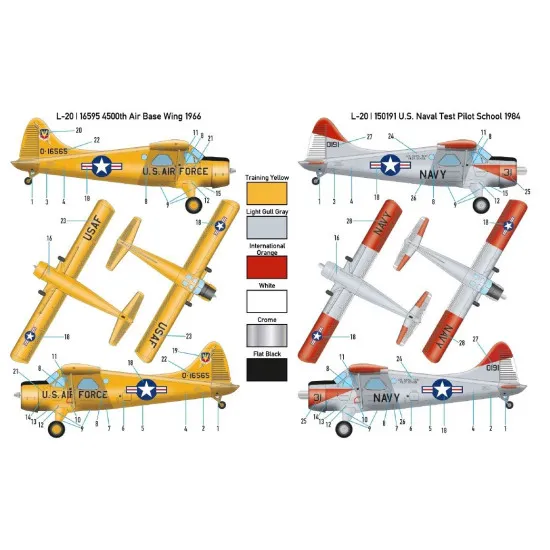 Miniwing 364 1/144 De Havilland Canada L-20a Beaver / Over America Aircraft