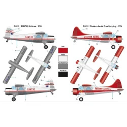Miniwing 365 1/144 De Havilland Canada Dhc-2 Beaver / Civilian Users Aircraft
