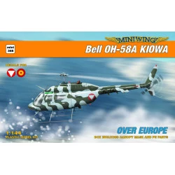 Miniwing 368 1/144 Bell Oh-58a Kiowa Over Europe Helicopter