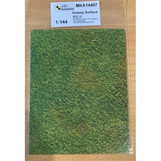 Mark I Mka14407 1/144 Grassy Surface Display Base Aircraft At Field