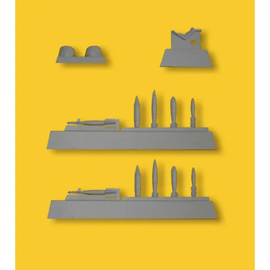 Mark I Mka14422 1/144 Harrier Gr.1/3/Av-8a/C Detailing And Weapon Set Resin