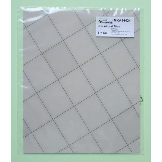 Mark I Mka14424 1/144 Civil Airport Display Base Rectangular Concrete Panels