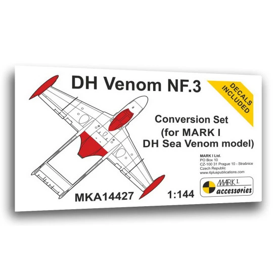 Mark I Mka14427 1/144 De Havilland Dh Venom Nf.3 Conversion Set