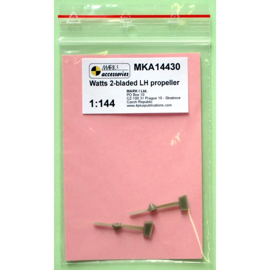 Mark I Mka14430 1/144 Watts 2-bladed Lh Propeller 2 Pcs For Gloster Gladiator