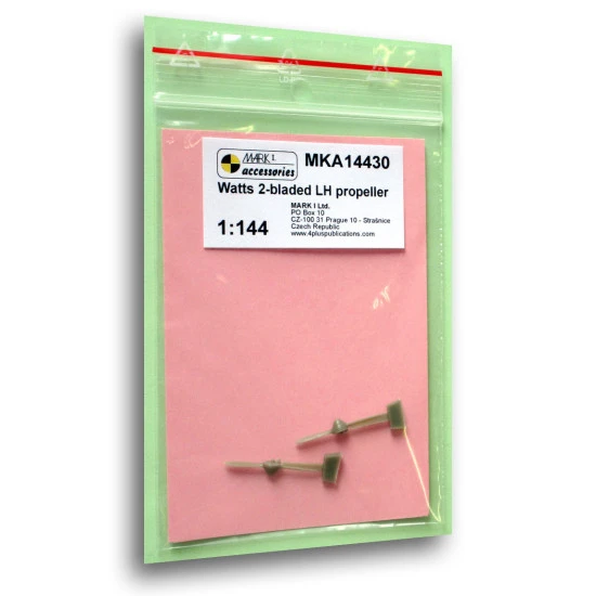 Mark I Mka14430 1/144 Watts 2-bladed Lh Propeller 2 Pcs For Gloster Gladiator