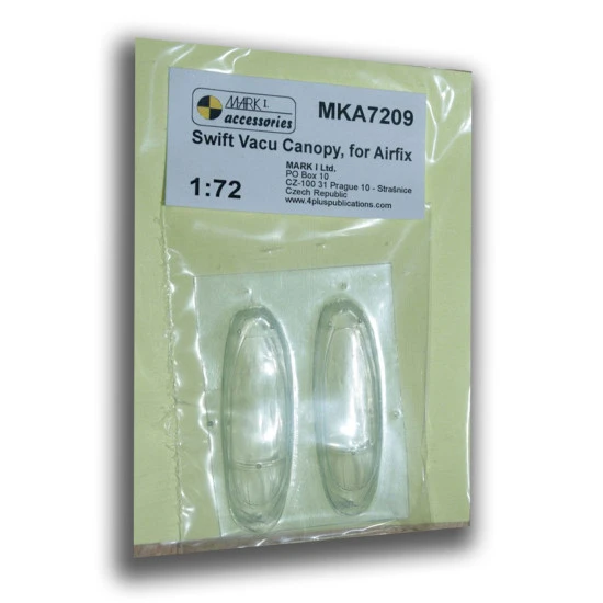 Mark I Mka7209 1/72 Supermarine Swift Fr.5 Vacu Canopy 2 Pcs For Airfix