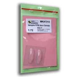 Mark I Mka7212 1/72 De Havilland Vampire F/Fb - Vacu Canopy 2 Pcs
