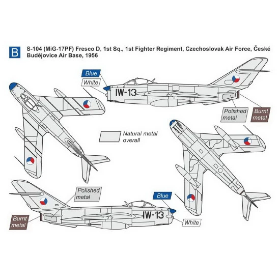 Mark I Mkm144010 1/144 Mig-17pf/Pfu Fresco D/E Soviet All-weather Fighter