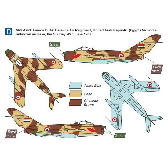 Mark I Mkm144010 1/144 Mig-17pf/Pfu Fresco D/E Soviet All-weather Fighter