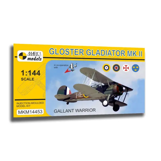 Mark I Mkm144053 1/144 Gladiator Mk.ii Gallant Warrior British Biplane Fighter