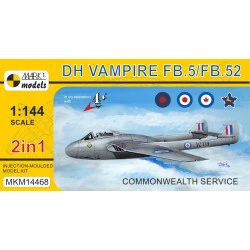 Mark I Mkm144068 1/144 Dh De Havilland Vampire Fb.5 Commonwealth Service 2in1