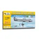 Mark I Mkm144070 1/144 De Havilland Vampire Fb.5/Fb.52/J 28b In The North 2in1