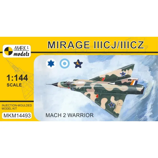 Mark I Mkm144093 1/144 Mirage Iiicj/Cz Mach 2 Warrior French Jet Fighter