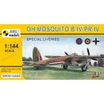 Mark I Mkm144094 1/144 De Havilland Mosquito Dh.98 Pr.iv/B.iv Special Liveries