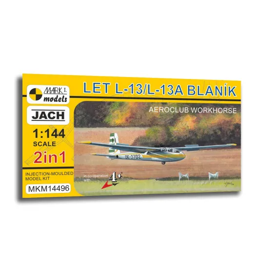 Mark I Mkm144096 1/144 L-13 Blanik Aeroclub Workhorse Czech Two-seater Glider 2p