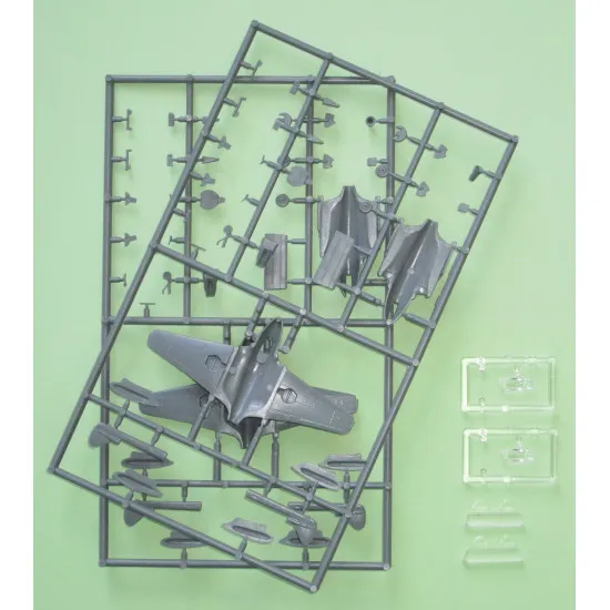 Mark I Mkm144097 1/144 De Havilland Dh.100 Vampire F.3 British Jet Fighter 2in1