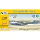 Mark I Mkm144098 1/144 De Havilland Vampire Fb.9 Tropical Fighter-bomber 2in1