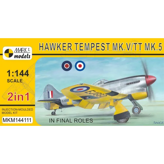 Mark I Mkm144111 1/144 Tempest Mk.v/Tt.5 In Final Role Raf British Fighter 2pcs