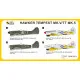 Mark I Mkm144111 1/144 Tempest Mk.v/Tt.5 In Final Role Raf British Fighter 2pcs