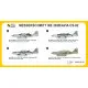 Mark I Mkm144118 1/144 Messerschmitt 262b/Cs-92 Jet Trainer German Fighter 2in1