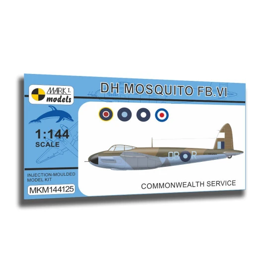 Mark I Mkm144125 1/144 De Havilland Dh.98 Mosquito Fb.vi Commonwealth Service