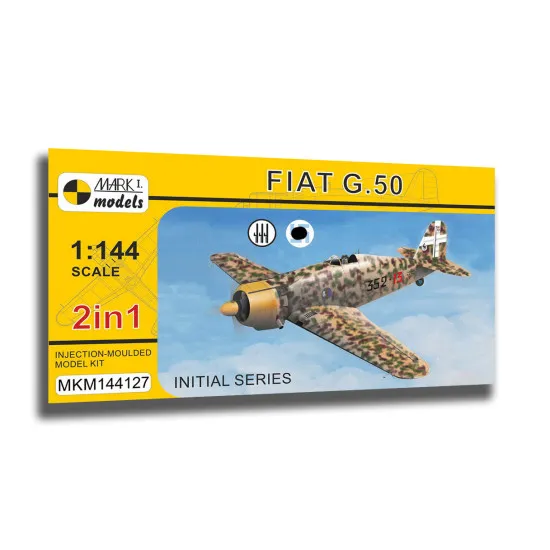 Mark I Mkm144127 1/144 Fiat G.50 Initial Series Italian Fighter Aircraft Wwii