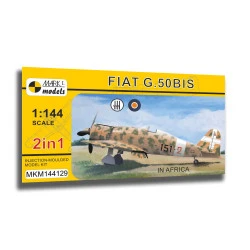 Mark I Mkm144129 1/144 Fiat G.50bis In Africa Italian Fighter Aircraft Wwii 2pcs
