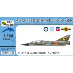 Mark I Mkm144134 1/144 Mirage Iiid/50dc/50dv/Dagger B Australia And South America
