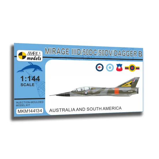 Mark I Mkm144134 1/144 Mirage Iiid/50dc/50dv/Dagger B Australia And South America