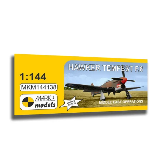 Mark I Mkm144138 1/144 Hawker Tempest Mk.vi F.6 Middle East Operations Raf