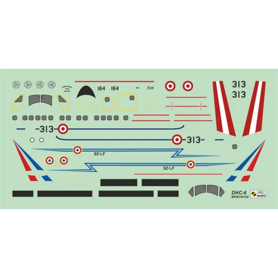 Mark I Mkm144140 1/144 De Havilland Dhc-6 Twin Otter Worldwide Military Service