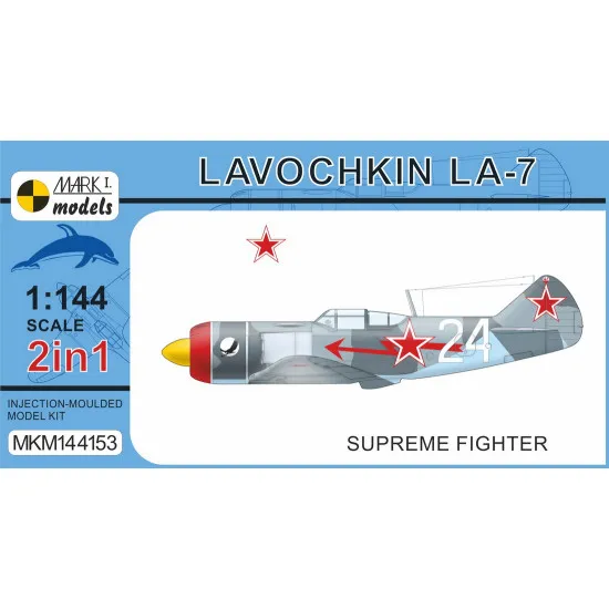 Mark I Mkm144153 1/144 Lavochkin La-7 Supreme Fighter 1944-1947 Wwii 2pcs