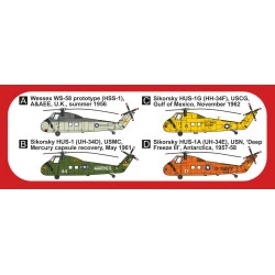 Mark I Mkm144173 1/144 Sikorsky H-34 Special Service Helicopter Limited Edition